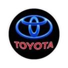 Lâmpada De Boas-Vindas LED Com Logo Toyota 2PCS Para PRADO Camry Corolla Rav4 Prius Projetor Laser