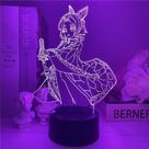 Lâmpada de cabeceira de quarto ambiente de acrílico 3D Night Light
