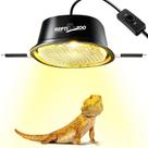 Lâmpada de calor e luminária UVA de 50 W para répteis REPTI ZOO