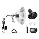 Lâmpada de calor e luz de braçadeira com refletor para réptil 150W