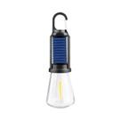 Lâmpada De Camping Solar Multifuncional Portátil Com Filamento De Tungstênio, Luz De Ambiente Retro