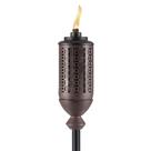 Lâmpada de combustível TIKI Cabos 165cm Bronze Outdoor Torch