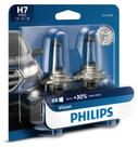 Lâmpada de farol PHILIPS H7 Vision Upgrade 30% mais visão