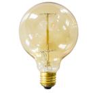 Lâmpada de filamento de carbono bola 40w 2200k vintage retro 220v g95 st631