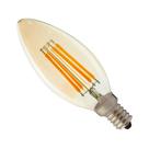 Lâmpada de Filamento Led Âmbar 2200K Vela C35 - Noll Led