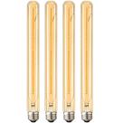Lâmpada de filamento LED Leools T300 regulável de 6 W (equivalente a 60 W) 11,8 polegadas Lâmpada de filamento LED Leools T300 regulável de 6 W (equivalente a 60 W) 11,8 polegadas