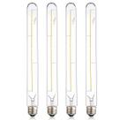 Lâmpada de filamento LED Leools Vintage T300 6W regulável 2700K E26