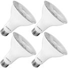 Lâmpada de inundação LED PAR30 Luxrite 11W 3500K 850lm, pacote com 4
