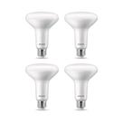 Lâmpada de inundação LED PHILIPS BR30 15W = 100W 1400lm 5000K E26, pacote com 4