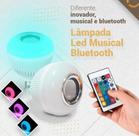 Lâmpada de led bluetooth com música