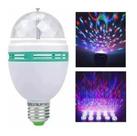 Lâmpada De Led Colorido Mini Globo Giratória Bola Maluca