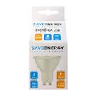 Lâmpada de Led Dicroica 4,8W 4000K 24 GU10 Bivolt - Save Energy - SE-130.2987