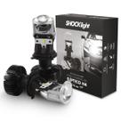 Lâmpada De Led H4 Mini Projetor Canhão Elíptico Shocklight
