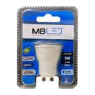 Lâmpada de Led Mini Dicroica 3W 6000K 38 GU10 Bivolt - MB Led - MLP5028 Lâmpada de Led Mini Dicroica 3W 6000K 38 GU10 Bivolt - MB Led - MLP5028