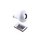 Lampada De Led Music Bluetooth Rgb Com Branco 12W