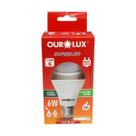 Lâmpada de Led Superled Bulbo 6W Bivolt 6500K Ourolux Lâmpada de Led Superled Bulbo 6W Bivolt 6500K Ourolux