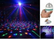 Lâmpada de Luz LED RGB para Balada Efeito Especial Giratório Bocal Comum Festas