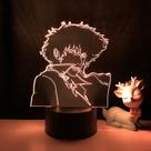 Lâmpada de luz noturna Cowboy Bebop Spike Spiegel Anime LED 5V