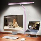 Lâmpada de mesa Airlonv LED para escritório e casa Stepless Dimming Pink