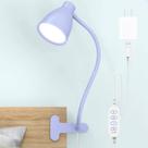 Lâmpada de mesa BOHON Lilac Purple 10W 38 LED 3 cores 10 brilho