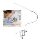 Lâmpada de mesa Delaman LED Eye-Caring com braçadeira USB recarregável