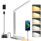 Lâmpada de mesa Dott Arts LED com portas USB, 5 modos de cores