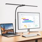 Lâmpada de mesa EppieBasic LED Double Head 1200LM para escritório doméstico