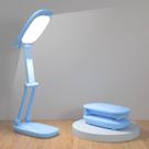 Lâmpada de mesa LED Akejrym, operada por bateria, dobrável, azul Lâmpada de mesa LED Akejrym, operada por bateria, dobrável, azul