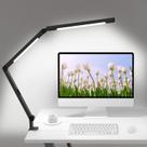Lâmpada de mesa LED Micomlan com braçadeira, luz dupla, braço giratório