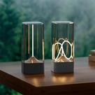 Lâmpada De Mesa LED Sem Fio Regulável Com Filamento Magnético 3 Níveis Recarregável Luz De Camping