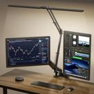 Lâmpada de mesa SKYLEO LED 24W 2400LM Ultra Bright com braçadeira preta