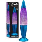 Lâmpada de movimento líquida JAMBO Beautiful Blue/Silver Glitter 40cm