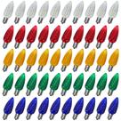 Lâmpada de Natal BORT C9 LED 0,6 W, pacote com 50 unidades, multicolorida