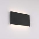 Lâmpada de parede LED Joosenhouse 12cm preta 10W Up/Down Light 110-240V
