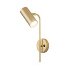 Lâmpada de parede Nordic Rotatable Gold Iron PC para quarto