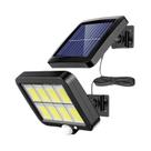 Lâmpada de Parede Solar com 160 LEDs - À Prova D'Água para Jardim e Decoração Externa