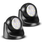 Lâmpada de sensor de movimento ProGreen 6000K Outdoor Waterproof, pacote com 2 unidades