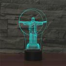 Lâmpada de toque acrílica de gradiente recarregável 3D Night Light Lâmpada de toque acrílica de gradiente recarregável 3D Night Light