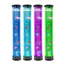 Lâmpada de tubo de bolha sensorial VEVOR 80cm com 6 peixes flutuantes
