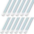 Lâmpada de tubo LED JESLED T8 tipo A+B 3 pés 18 W 6000 K 2520 lm, pacote com 12