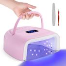 Lâmpada de unhas LED recarregável Liddy Art 60W com display LCD Lâmpada de unhas LED recarregável Liddy Art 60W com display LCD