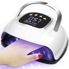 Lâmpada de unhas UV LKE 220W com 4 temporizadores para polimento de gel
