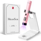 Lâmpada de unhas UV MelodySusie Handheld com display LCD de suporte Lâmpada de unhas UV MelodySusie Handheld com display LCD de suporte