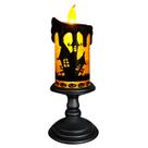 Lâmpada de velas Snow Globe Eldnacele, decoração de Halloween