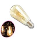 Lâmpada Decorativa Bulbo Filamento Carbono 4w 2400k Gold - 180 Graus