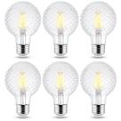 Lâmpada decorativa OHBULBS G25 LED Filament 5,5 W, pacote com 6