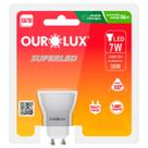 Lâmpada Dicroica Superled Gu10 7W Bivolt 2700K - 20087 - OUROLUX