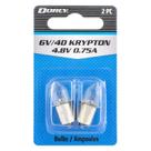 Lâmpada Dorcy 41-1663 4,8 V 0,75 A Krypton Blue, pacote com 2 unidades