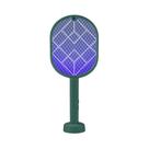 Lâmpada Elétrica Dobrável Recarregável USB Para Matar Mosquitos 1200mAh Luz UV Raquete Mata-Insetos