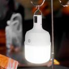 Lampada Emergencia Led Recarregavel Usb 38W Usb Cor Branco